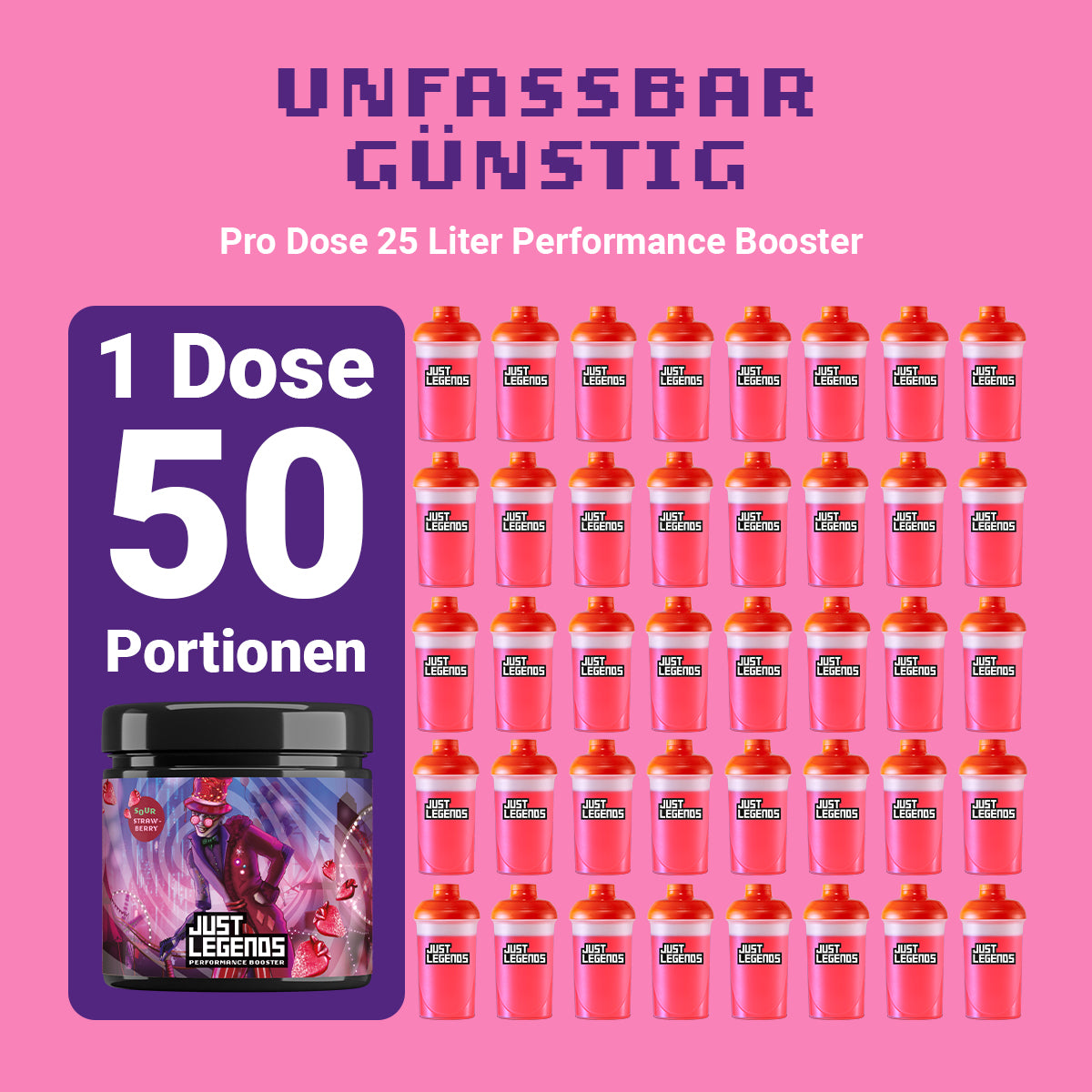Performance Booster Sour Strawberry