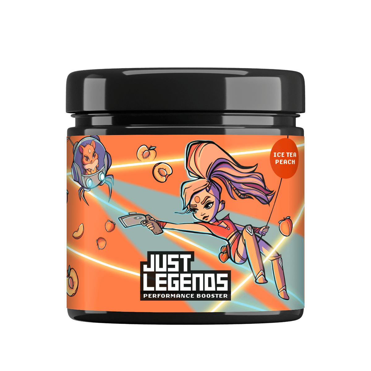 Just Legends Performance Booster | Funktionaler, veganer Cross Sell auf Pulverbasis ohne Zucker, mit wenig Kalorien, vielen Vitaminen und natürlichen Aromen.