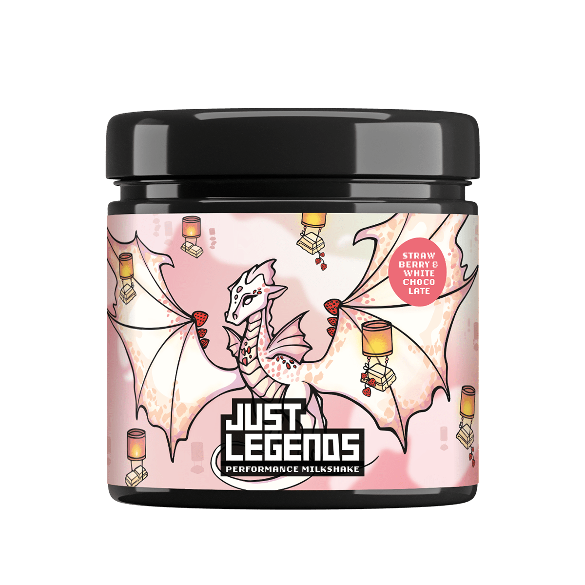 Just Legends Performance Milkshake | Funktionaler, veganer Cross Sell auf Pulverbasis ohne Zucker, mit wenig Kalorien, vielen Vitaminen und natürlichen Aromen.